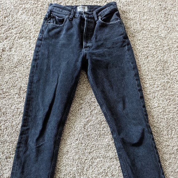 Agolde Dark Wash HR Jeans - Picture 5 of 11